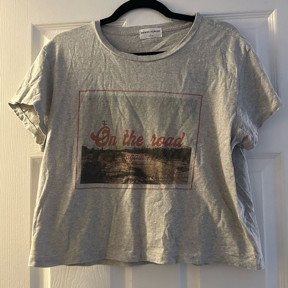 Gray Graphic T-Shirt